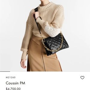 Louis Vuitton Coussin PM Crossbody Monogram Leather Bag